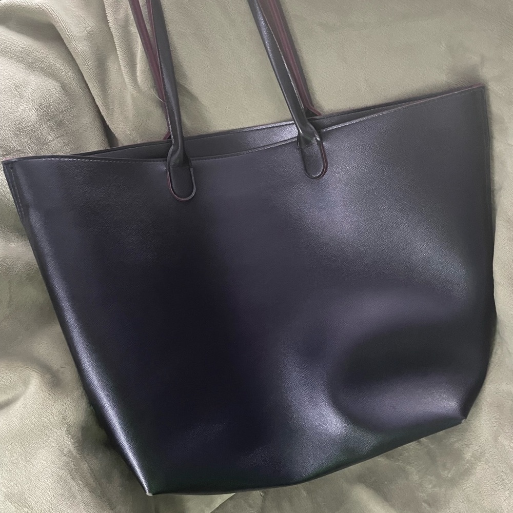 Iridescent purple tote bag